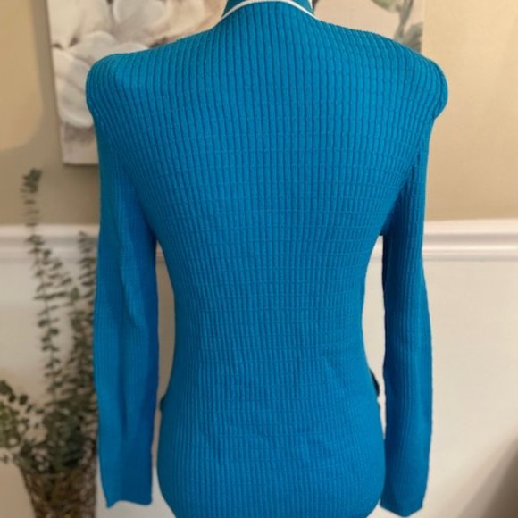 Worldly Things by Styltricot Vintage Teal Cardigan - Picture 2 of 8